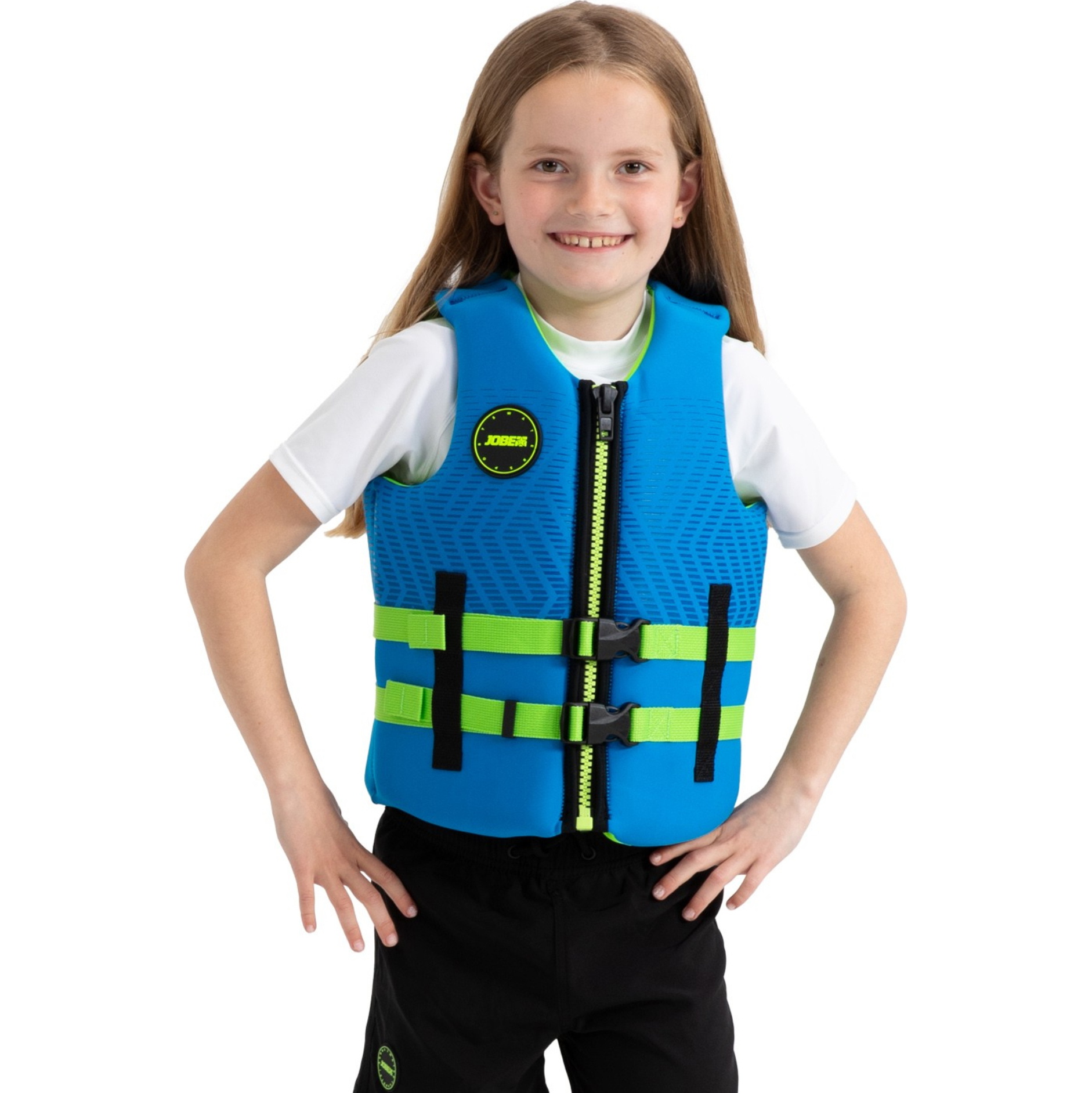 2026 Jobe Junior 50N Neopreen Reddingsvest 244925004 - Blue / Groen